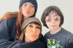 Así están hoy Dante y Helena, los nietos de Moria Casán que aparecen en la biopic de Netflix