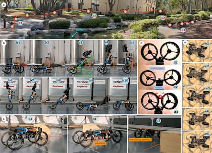 Morphobot es un robot multimodal: puede cambiar su método de locomoción en función de sus necesidades y los obstáculos que enfrenta