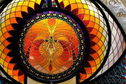 Mosaico de vidrio Tiffany