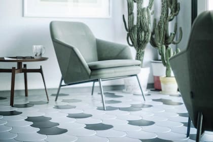 Mosaicos Calcáreos elaborados en Cemento - Marca: Bará