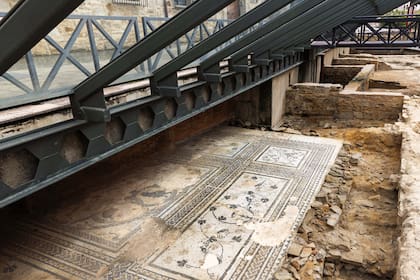 Mosaicos romanos, vestigios de Asturica Augusta.