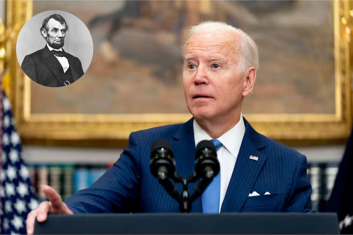 Moses Robinette, tatarabuelo de Joe Biden, fue indultado por Abraham Lincoln en 1864, poco antes de que el entonces presidente de Estados Unidos fuera asesinado