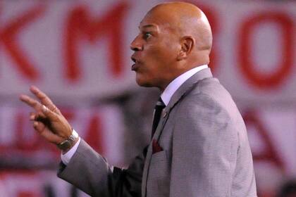 Mosquera, cuando estuvo en el Monumental