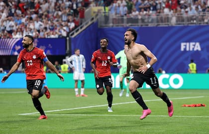Mostafa Zico culminó un veloz contraataque iniciado por Mohamed Salah y Haissem Hassan para establecer el 2-0 ante la Argentina