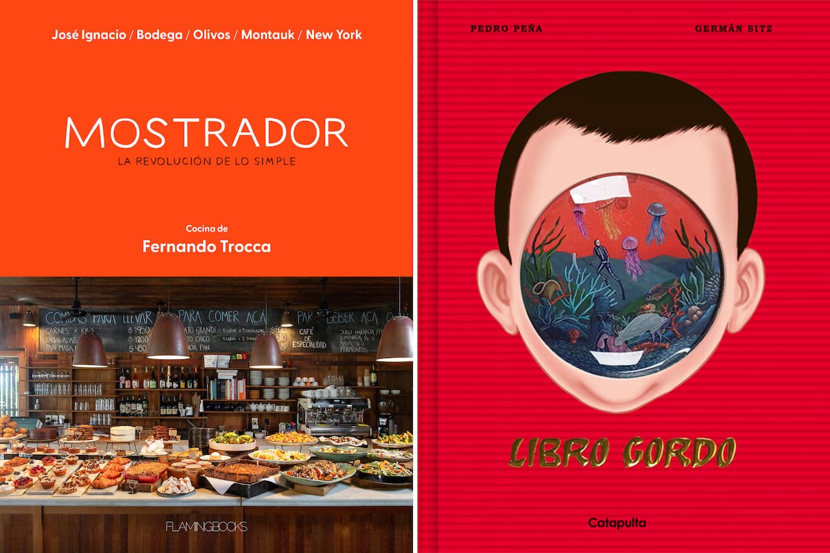 Mostrador de Fernando Trocca y Libro Gordo de Pedro Peña y Germán Sitz, los chefs y dueños de Niño Gordo