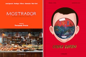 Mostrador de Fernando Trocca y Libro Gordo de Pedro Peña y Germán Sitz, los chefs y dueños de Niño Gordo