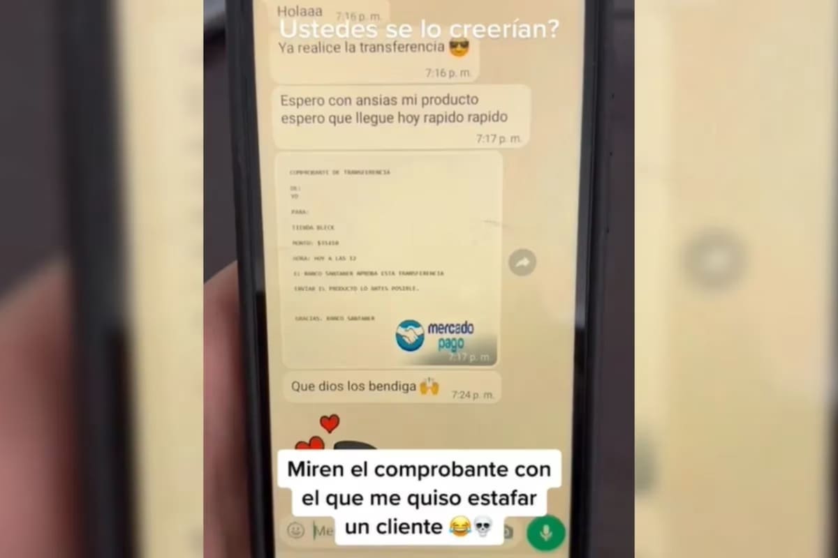 Mostraron cómo lo quisieron estafar y reveló la lección le dio al cliente (Captura video)