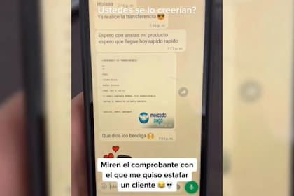 Mostraron cómo lo quisieron estafar y reveló la lección le dio al cliente (Captura video)