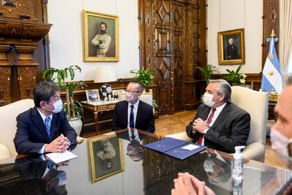 Motegui se reunió hoy con el presidente Alberto Fernández