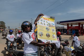 Mototaxistas del Congo se movilizan para generar conciencia sobre el ébola