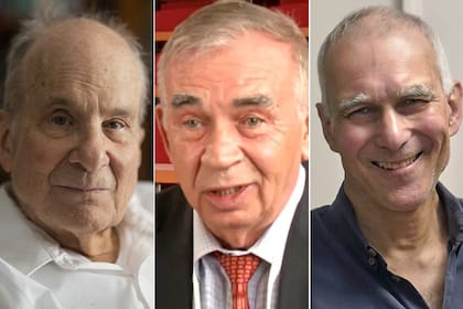 Los ganadores del premio Nobel de Química 2023: Louis Brus, Alexei Ekimov y Moungi Bawendi