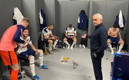 Mourinho en su paso por Tottenham Hotspur