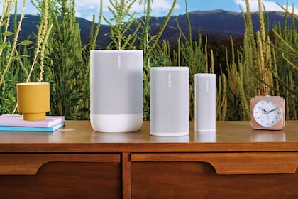 Move, Play y Roam, tres tamaños de parlante portátil de Sonos
