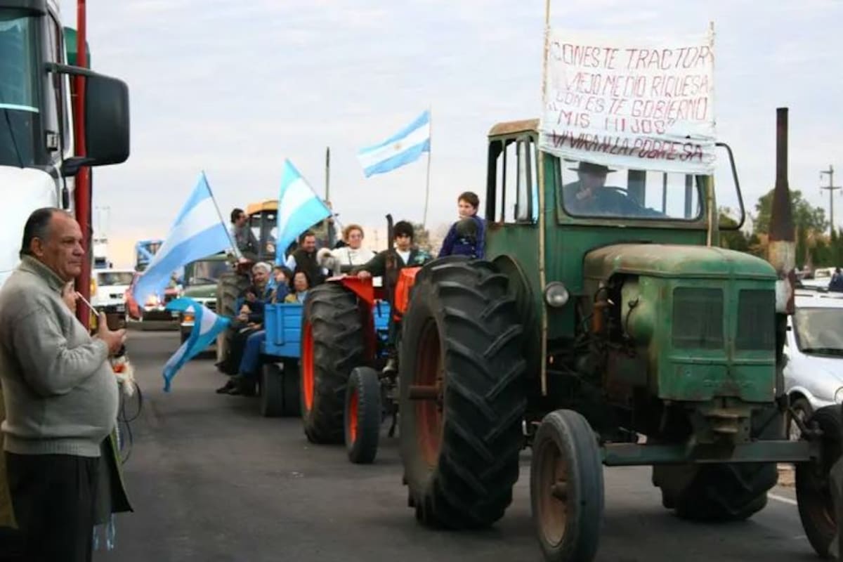 Movilizaciones del campo contra la 125