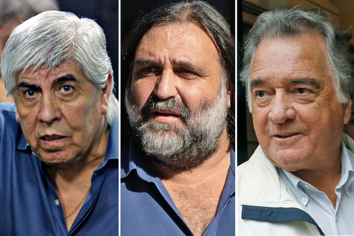 Moyano, Baradel y Barrionuevo