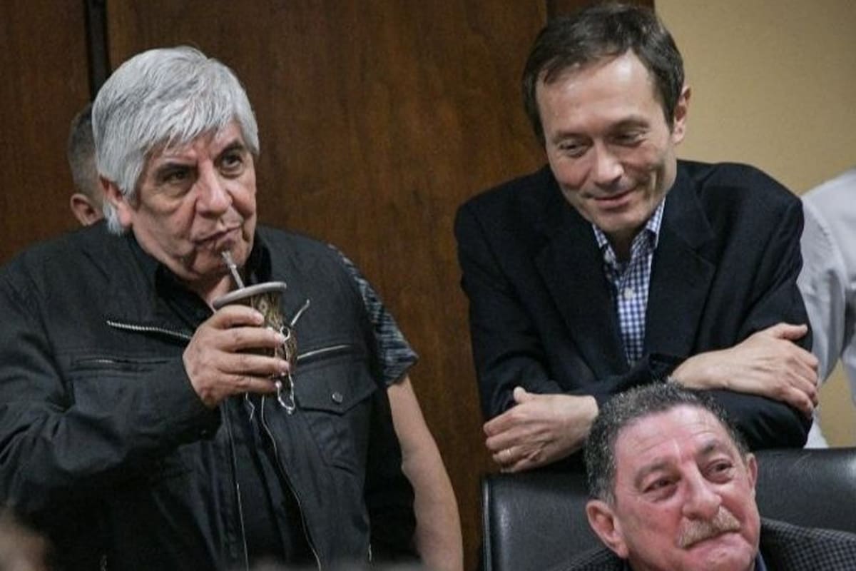 Moyano, Beliz y Viviani, hace ocho días en la CGT