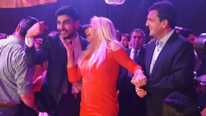 Moyano, Susana Giménez y Massa, en la fiesta del gremio del peaje de 2020