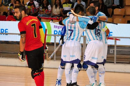 Mozambique fue un duro rival para la selección argentina