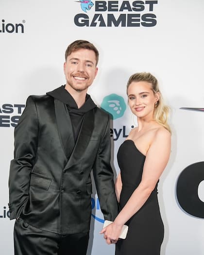 MrBeast y su futura esposa, Thea Booysen
