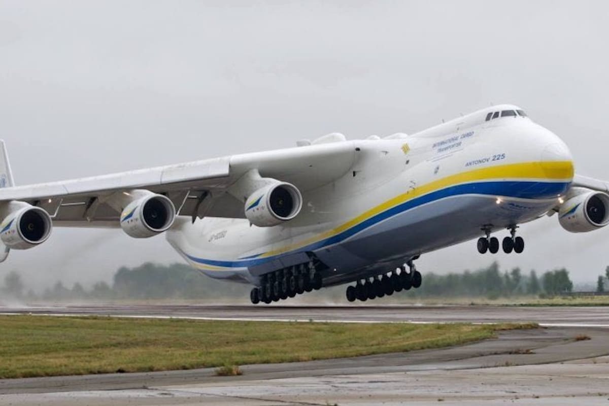 "Mriya", el avión más grande del mundo, fue destruido en una base aérea por los ataques rusos en Ucrania (Foto: Twitter)