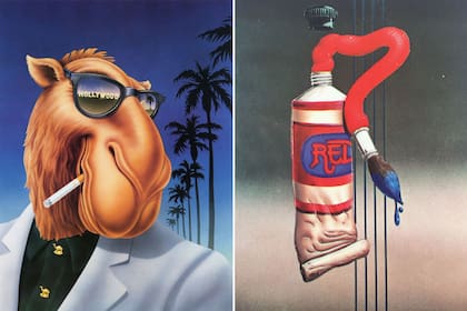 Muchas de las ilustraciones eran muy coloridas.