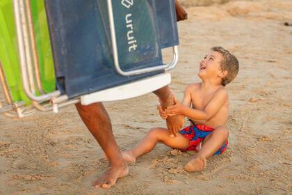 Muchas familias argentinas en Punta del Este