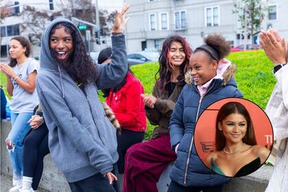 Muchas fanáticas de Zendaya participaron de su concurso de imitadores en Oakland, California (Canva)