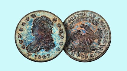 Muchas monedas se acuñan con algún detalle faltante porque durante la impresión se puede haber interpuesto un poco de grasa de la prensa entre el troquel y la plancheta