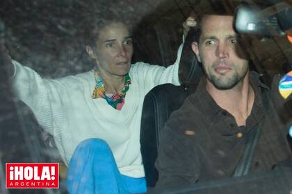 ¡Mucho amor! Yago Lange ya había visto la obra el domingo pasado, pero volvió a sentarse en la butaca de la función de ayer miércoles para ver a su novia.