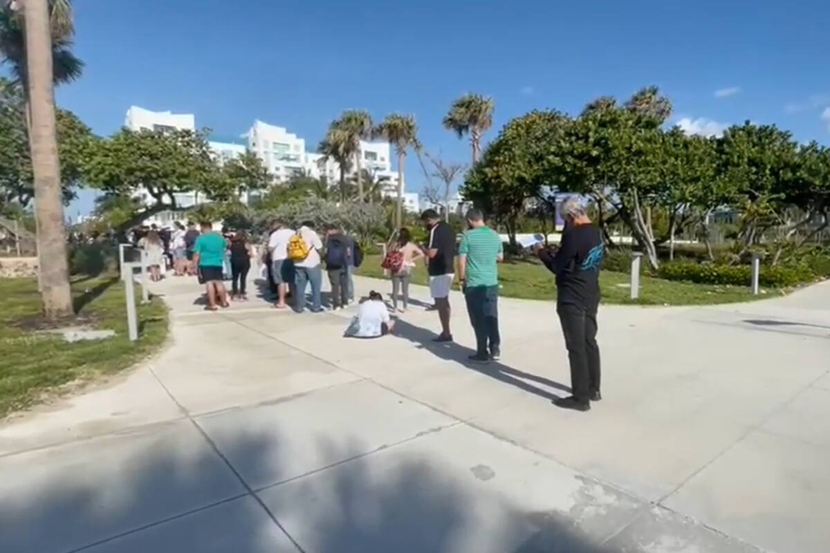 Muchos argentinos se vacunaron en Miami