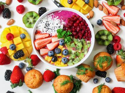 Un bowl de frutas es una buena opción