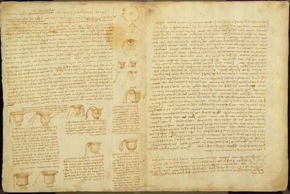 Muchos de los documentos de Leonardo da Vinci son en escritura especular, o de espejo, de derecha a izquierda.