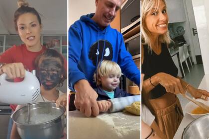 Muchos famosos se vuelcan a las recetas para pasar el tiempo en familia