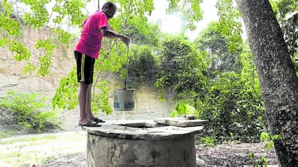 Muchos pozos de agua en Atlántico son artesanales.
Foto: Vanexa Romero - EL TIEMPO