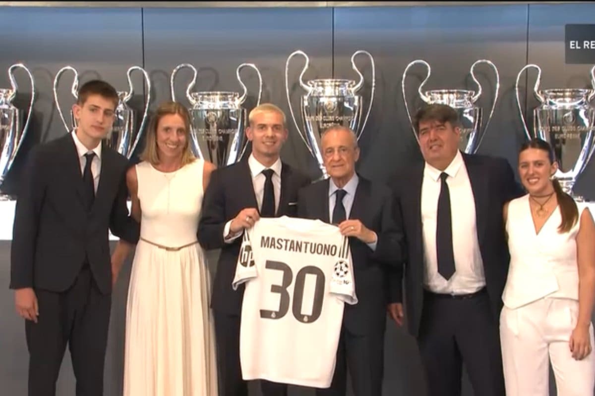 Muchos quieren comprar la camiseta de Franco Mastantuono