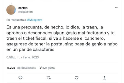 Muchos usuarios explicaron que lo que mostró Gian era una "precuenta", no el ticket final