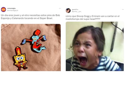 Muchos usuarios hicieron referencia al show de medio tiempo del Super Bowl