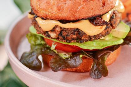 Mudrá Burger de Hongos del flamante local Lado V