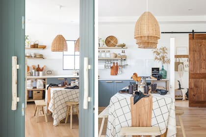 Muebles, textiles, utensilios y accesorios (todo de Sol Palou Deco).