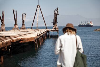 Muelle salitrero histórico, en Antofagasta.