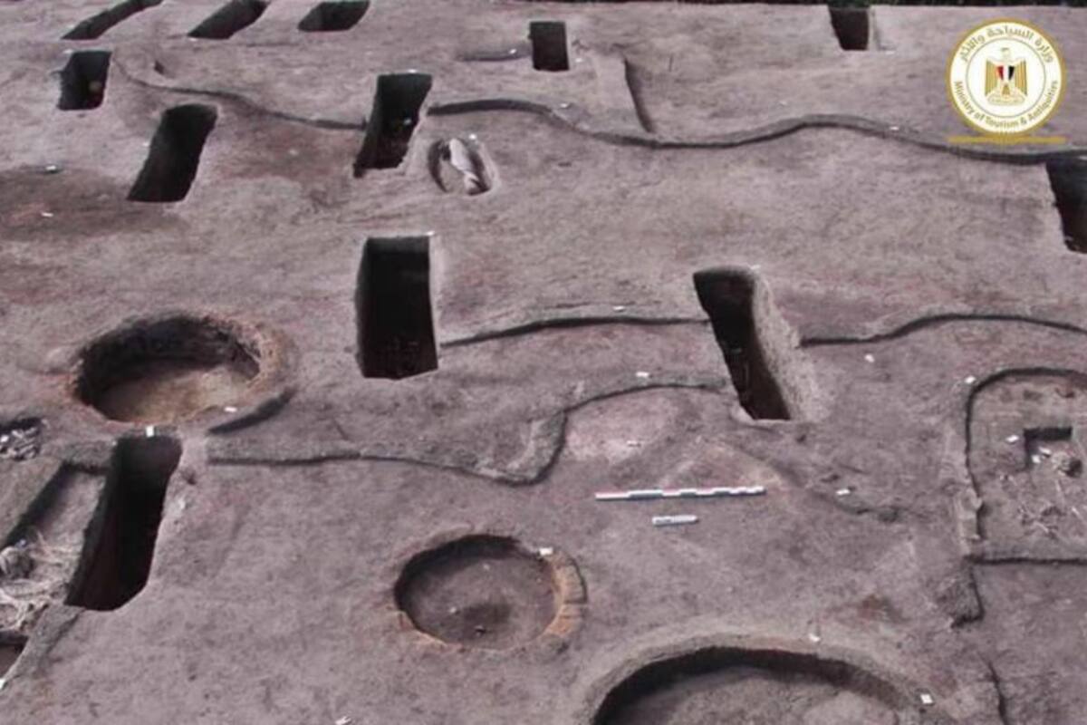 Muestra de las tumbas milenarias encontradas en el Delta del Nilo