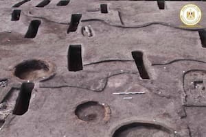 Muestra de las tumbas milenarias encontradas en el Delta del Nilo