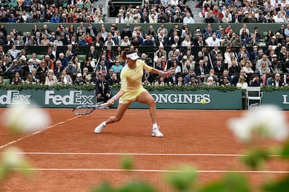 Muguruza, y una imagen icónica sobre el polvo de ladrillo parisino