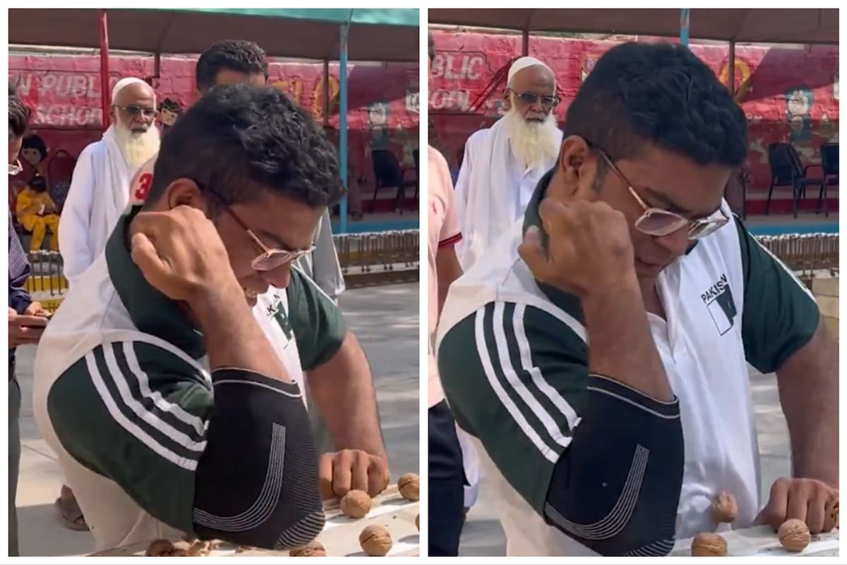 Muhammad Rashid al momento del nuevo récord