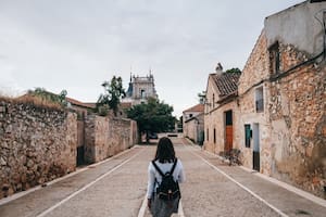 Mujer caminando