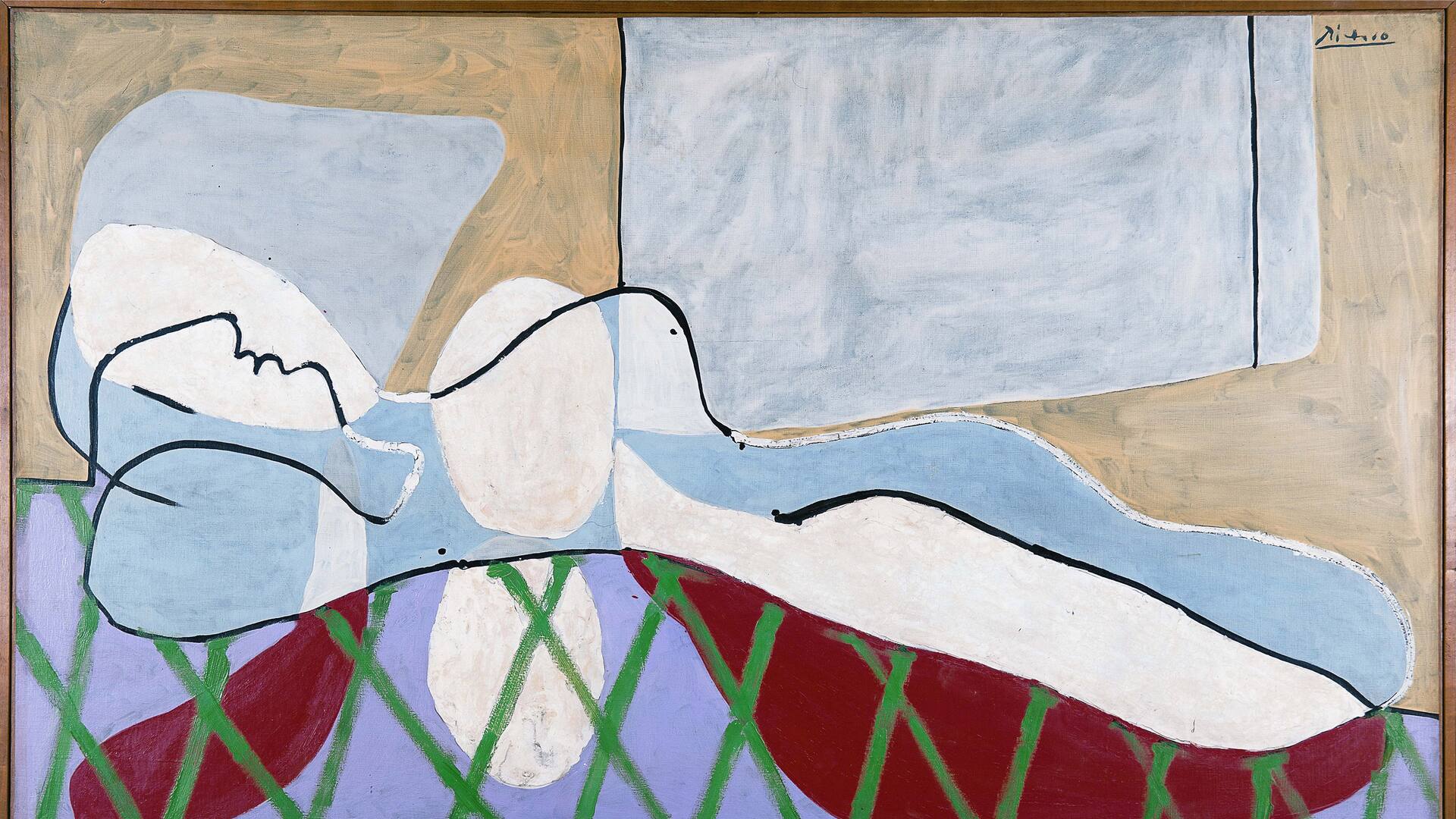 Mujer acostada (1931), obra de Pablo Picasso en la colección del MNBA