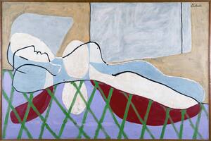 Mujer acostada (1931), obra de Pablo Picasso en la colección del MNBA