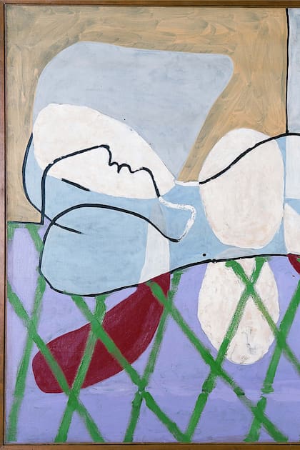 Mujer acostada (1931), obra de Pablo Picasso en la colección del MNBA