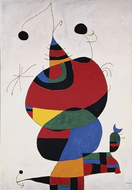 Mujer, pájaro, estrella (homenaje a Picasso), 1966/73