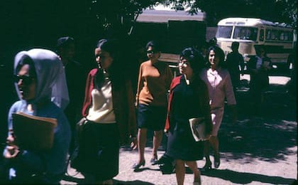 Mujeres afganas en Kabul en los años 70